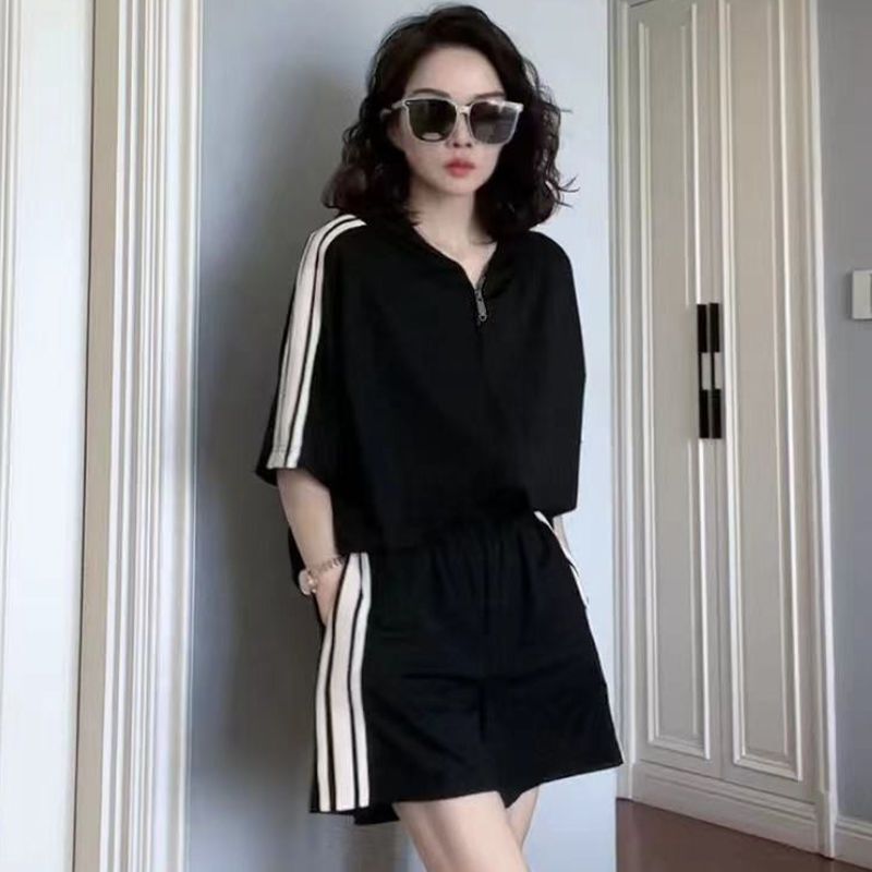 2024 Women's Summer Loose Fashionable Large Size Two-Piece Set_voghion.com