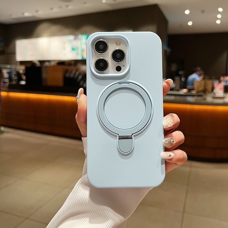 iPhone 17 Case 16 Protective Cover Magnetic Real Liquid Silicone 15 Stand Point 13 Soft Full Coverage Ultra-thin_voghion.com