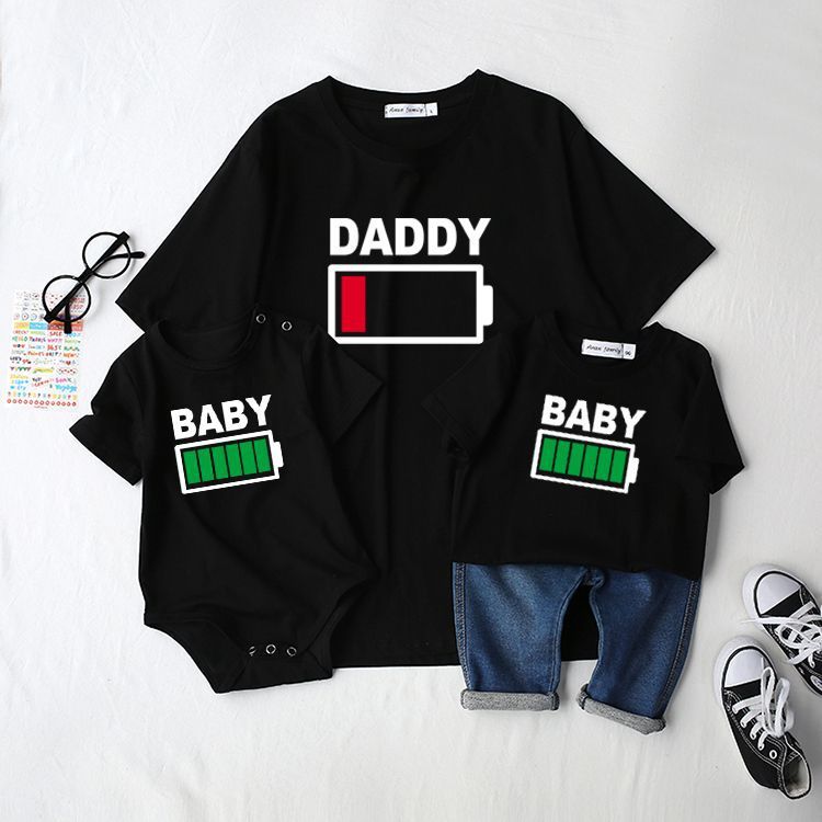Cross Border American European Parent Child Clothing Summer Family Clothing Family Of Three Or Four Mother And Daughter Short Sleeved T Shirt_voghion.com