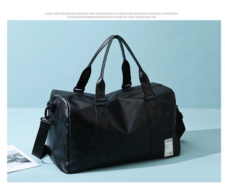 Fitness-Tasche mit großem Fassungsvermögen, Freizeitsport, tragbare Fitness-Textur, wasserdicht, Reisetasche für kurze Strecken_voghion.com