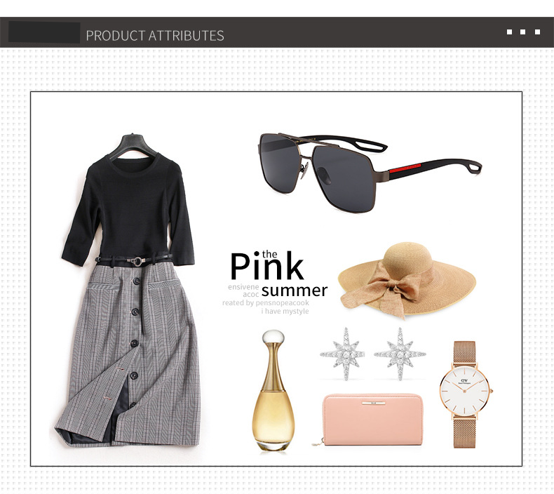 New Korean Version Large Frame Polarized Men's And Women's Trendy Sunglasses, Driving Glasses 0805_voghion.com