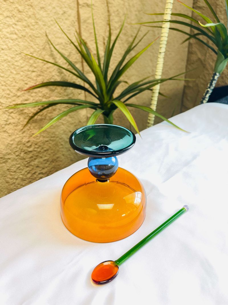 RYYD Borosilikat-Schüsseln-Set – Farbblock|Hoher Fuß|Lebensmittelecht in der EU_voghion.com