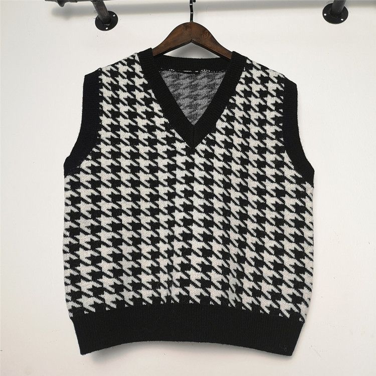 Qianniao Stil Gestrickte Pullover Für Frauen In Herbst 2025, Koreanische Version, Lose Fit, V-ausschnitt Pullover, Weste, weste_voghion.com