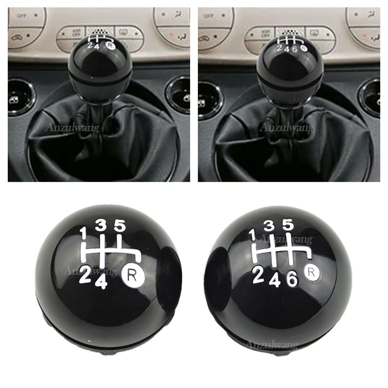 5 6-versnellingsbak schakelpookknop niveau voor Fiat 500 500C handgeschakelde auto Styg-accessoires_voghion.com