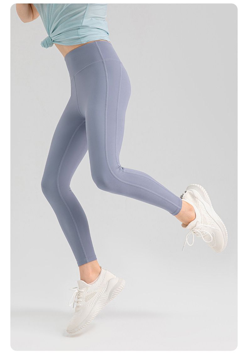 Fete mici îmbrăcăminte de vară respirabil de înaltă elasticitate pantaloni de yoga Cloud Sense piele prietenoasă sport dans antrenament alergare fitness pantaloni_voghion.com