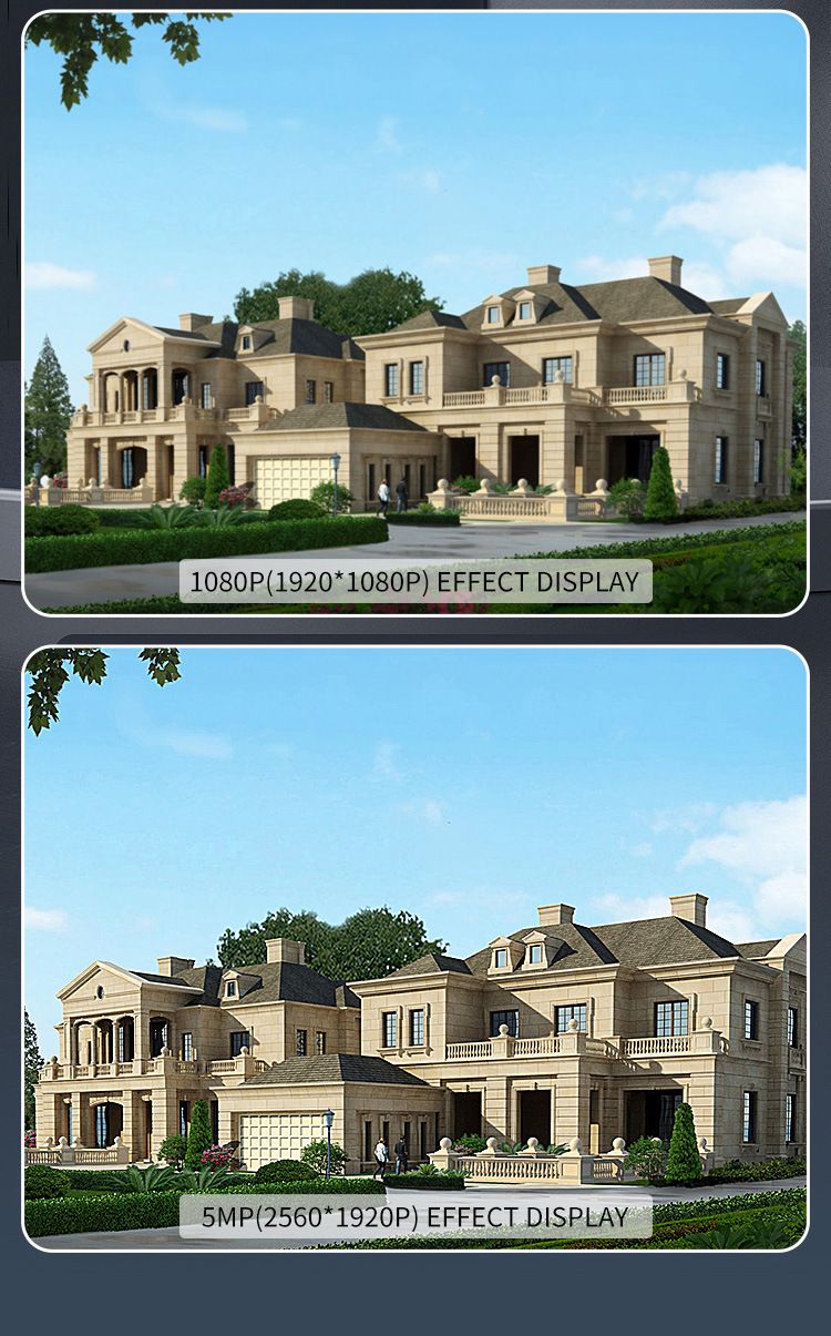 Security Cameras Dedicated 4MP Wireless Wifi Surveillance Camera Home HD Full Color Card Gun Mobile Phone Voice_voghion.com