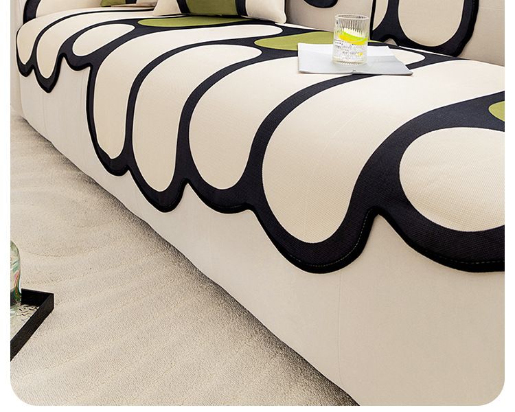 Housse de coussin rafraîchissante pour canapé - Tissu en soie glacée, antidérapant et respirant pour l'été, design élégant_voghion.com