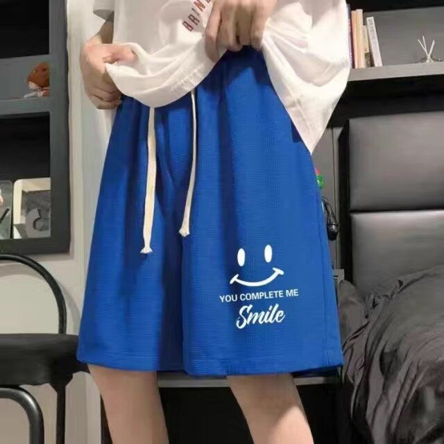 2024 Zomer Sport Shorts, Heren Veelzijdige Casual Koppels Losse Kwart Micro Elastische Strandbroek, Trendy_voghion.com