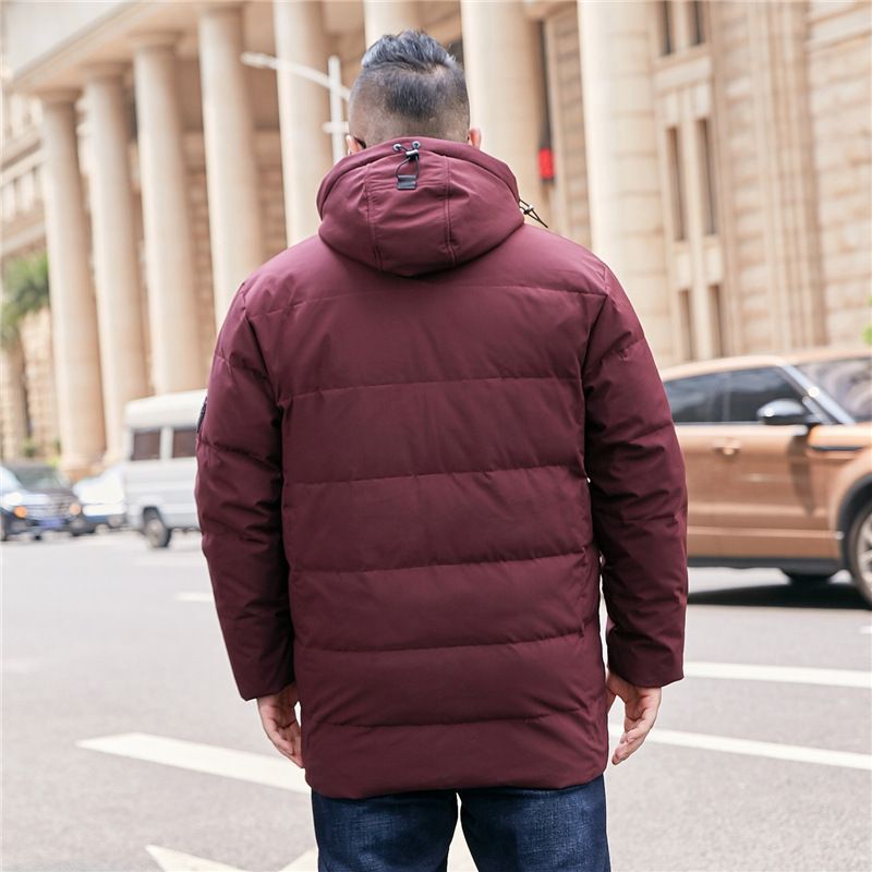 Winter New Hooded Down Jacket Large Plus Size Men's Coat Casual Warm Thick Trendy_voghion.com