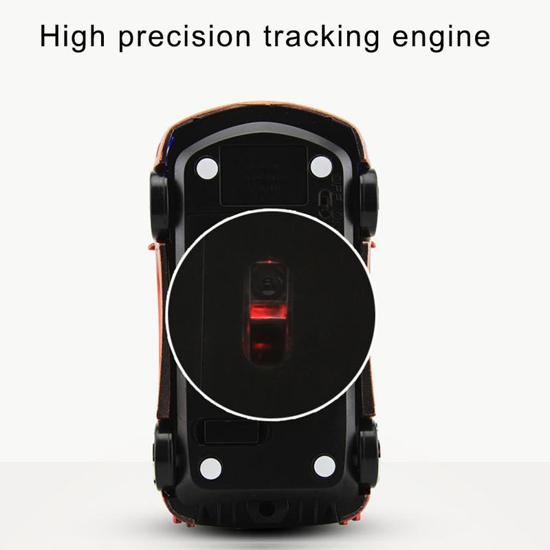 Xinweiqing 2,4 GHz 1600 DPI USB 2.0 Männer Sportwagen Form Wireless Optical Gaming Mouse Geschenk_voghion.com