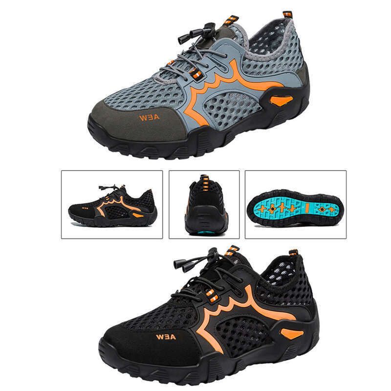 Sommer Neue Schuhe Trendy Herren Casual Atmungsaktive Mesh Strand Sandalen_voghion.com