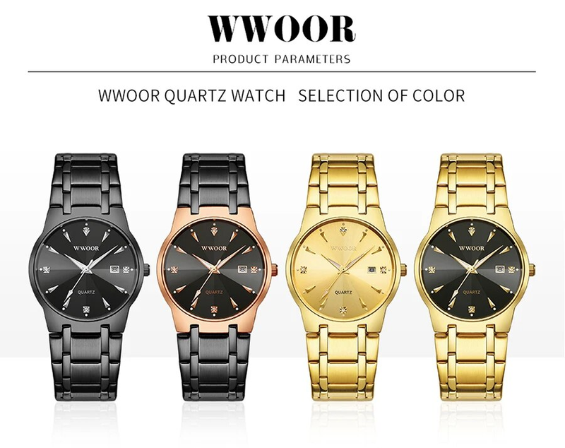 Watches For Men Luxury Gold Quartz Clock Automatic Date Man's Wristwatch Sports Waterproof Male Watch_voghion.com