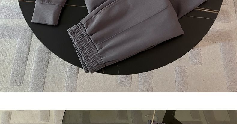 Mint Mambo stils ~ Rudens un ziemas dizains ar kapuci, sporta krekls ar augstu jostasvietu, platām biksēm, ikdienas divdaļīgs uzvalks, sieviešu tendence_voghion.com