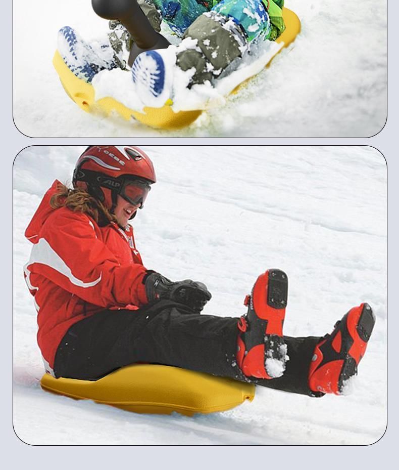 Sci per bambini, tavola da snowboard spessa per adulti, slitta resistente all'usura, gioco sulla neve, pattinaggio sul ghiaccio, snowboard_voghion.com