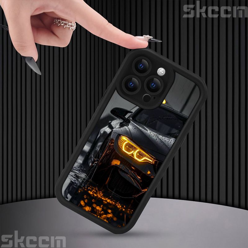 Divatos autómintás szilikon telefontok iPhone 16 Pro Max 15 14 11 12 13 7 8 16 Plus XS X XR matt ütésálló puha borítás_voghion.com
