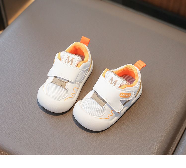 Scarpe da passeggio per bambini e bambine, in rete rossa, traspiranti, morbide, blu, alla moda, antiscivolo, sandali da ginnastica per bambini_voghion.com