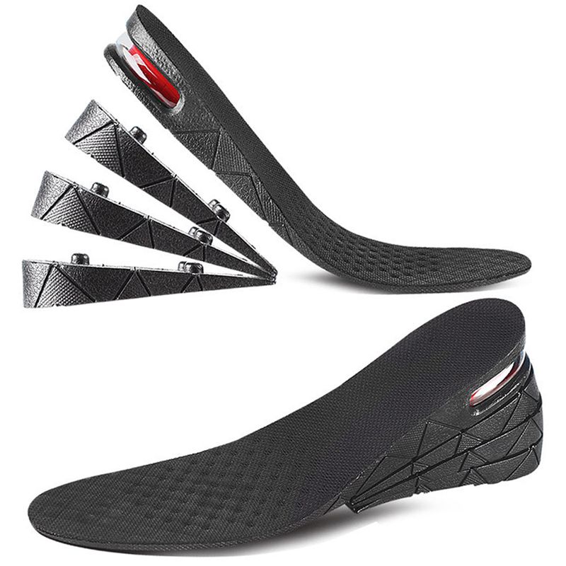 1 paire de semelles intérieures invisibles de 3 à 9 cm, coussinets réglables en hauteur pour talons de chaussures, inserts de soutien plus hauts, absorbants_voghion.com