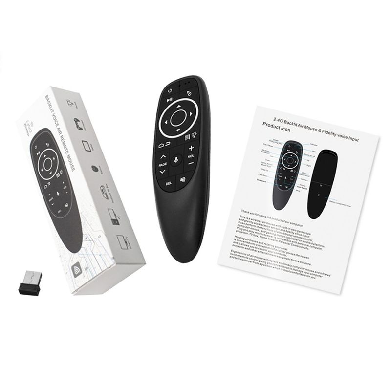 G10S Voice Flying Multi Versão Air Mouse Infravermelho Aprendizagem TV Box Controle Remoto com Giroscópio_voghion.com