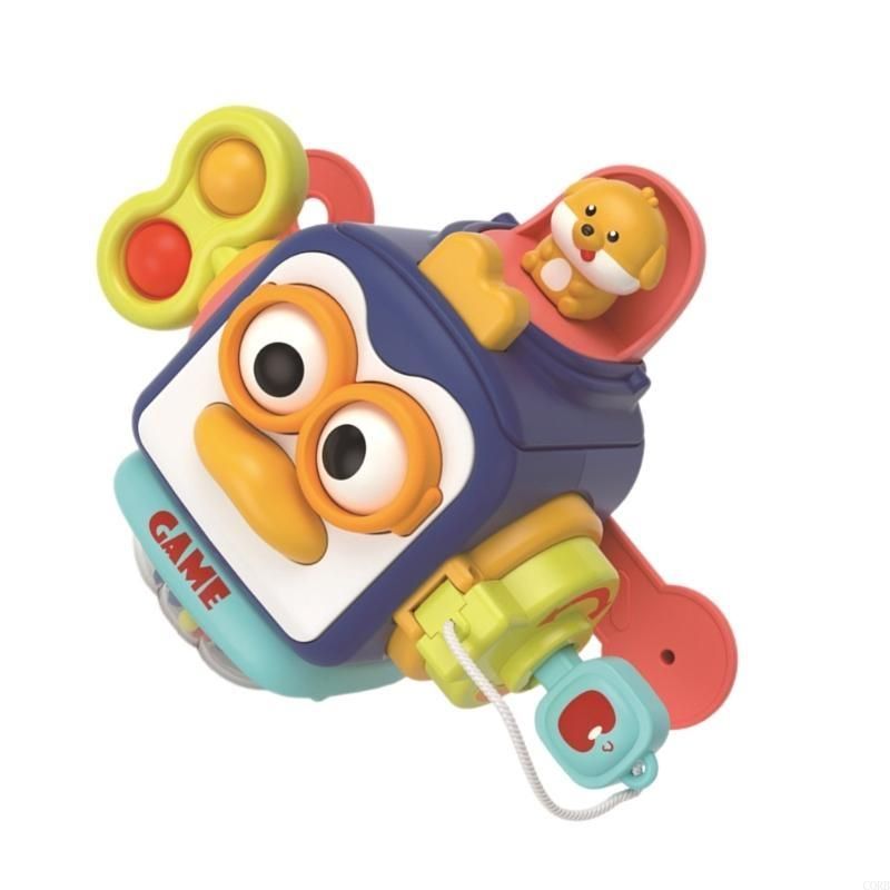 Montessori Infant Puzzle Early Stimulation Baby Toys Activity Cube Busy Ball Baby Training Busyboard Sensory Toys For Ch_voghion.com