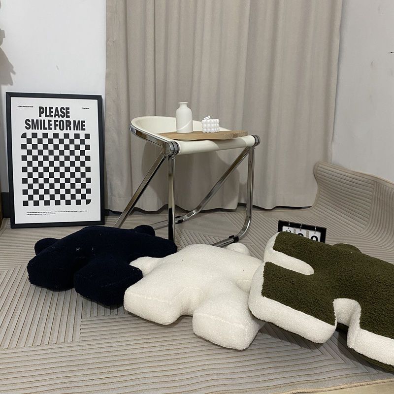 Nuovo stile Ins Futon bianco e nero Comodino Puzzle Pavimento Divano Soggiorno Cuscino Finestra a bovindo Cuscino_voghion.com