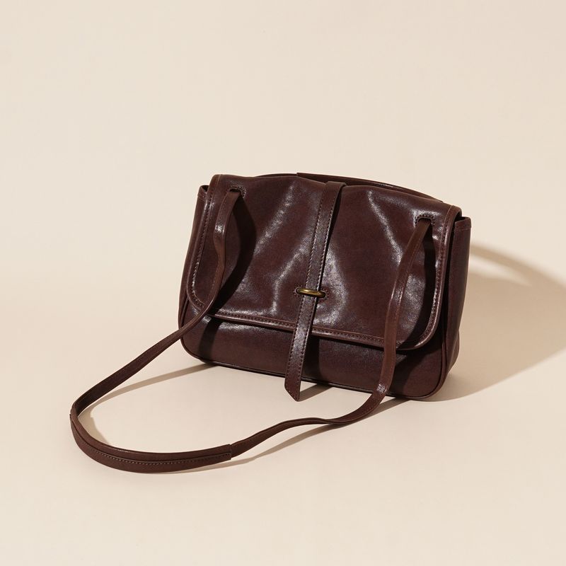 Sommer Neue Mode Kopf Schicht Rindsleder Pflanzlich Gegerbtes Leder Handheld Schulter frauen Kreuz Tasche_voghion.com