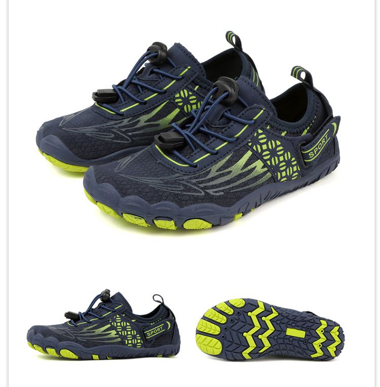 Scarpe da acqua per bambini - Calzini antiscivolo ad asciugatura rapida per spiaggia, nuoto e snorkeling, suola morbida con protezione antitaglio (bambini e bambine)_voghion.com