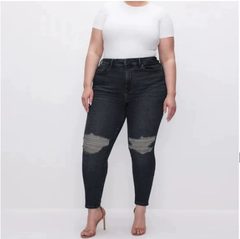 Dameklær Store størrelser Elastiske damejeans med ni punkter, store størrelser, mageløftende hofteløftende bukser til dame_voghion.com