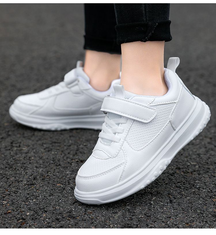 Scarpe per bambini Scarpe per bambini sneakers basse per bambini scarpe bianche per studenti primaverili scarpe sportive bianche per ragazzi e ragazze traspiranti con suola morbida_voghion.com