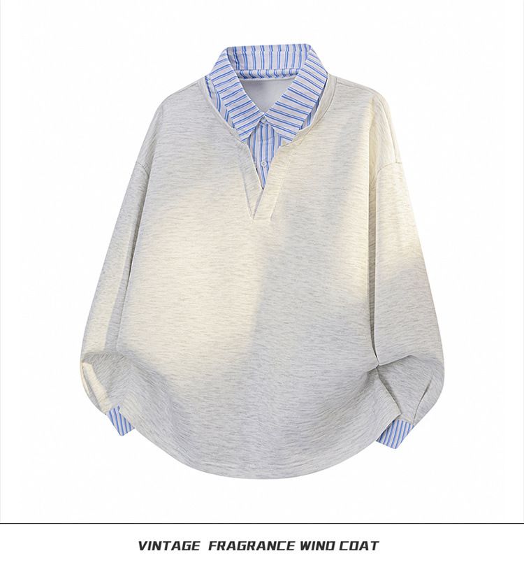 Camicia unisex oversize in flanella a quadri con colletto a strati, pullover casual dalla vestibilità ampia per uomo e donna (M-8XL)_voghion.com