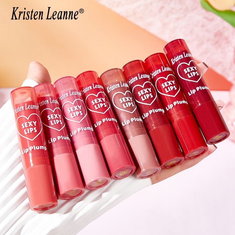 Bedst sælgende sort teknologi spejllåse vand kærlighed sandwich fugtgivende læbepomade læbefyldende lys farve læbestift_voghion.com