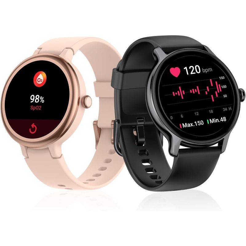 Smart Watch für Damen, Fitness-Tracker mit Blutsauerstoff- und Herzfrequenzmesser, Schrittzähler, IP68, wasserdicht, 41 mm Fint_voghion.com