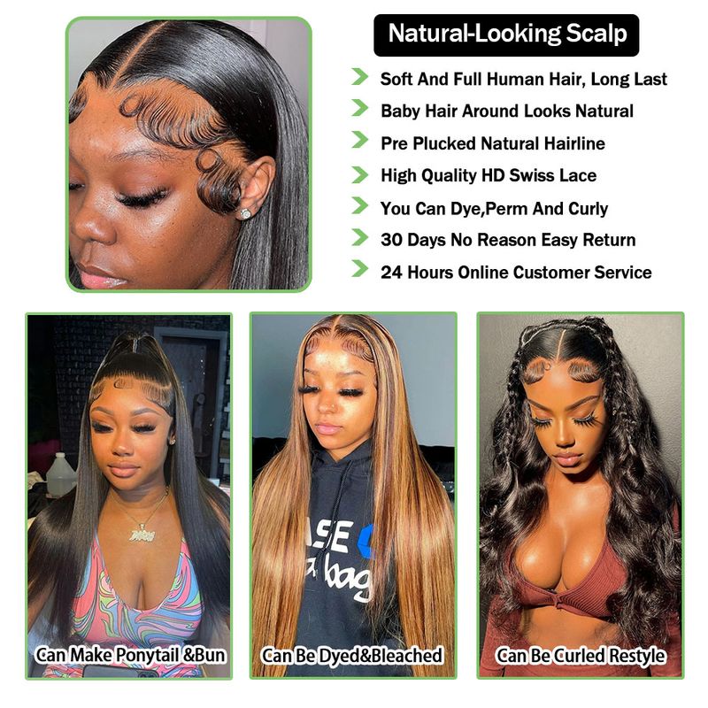 vendita calda dritto anteriore a buon mercato Glueless capelli umani 13X6 HD parrucca frontale in pizzo 4X4 6X6 parrucche di chiusura per le donne in vendita liquidazione_voghion.com