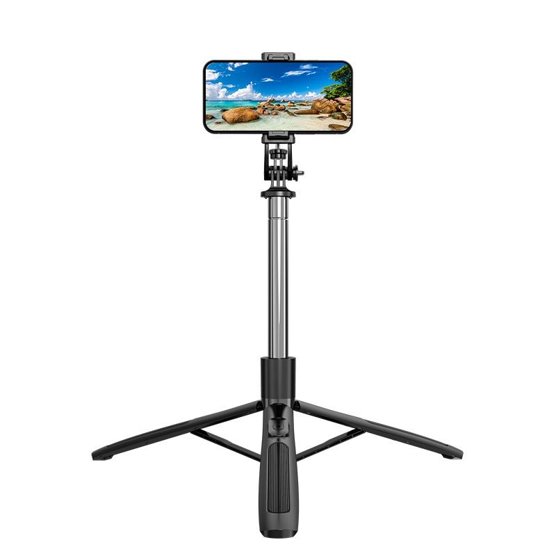 Langaton Bluetooth-selfiekeppi teleskooppikiinnike, tekniset tiedot: Q05 (musta)_voghion.com