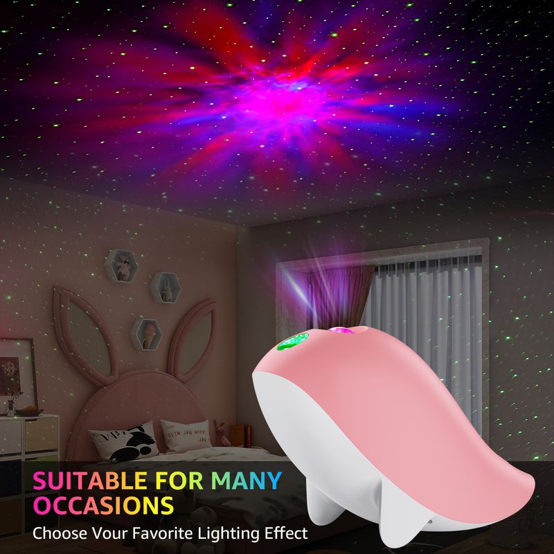 Proyector láser nocturno de ballenas con USB, cielo estrellado, atmósfera de celebridades de Internet_voghion.com