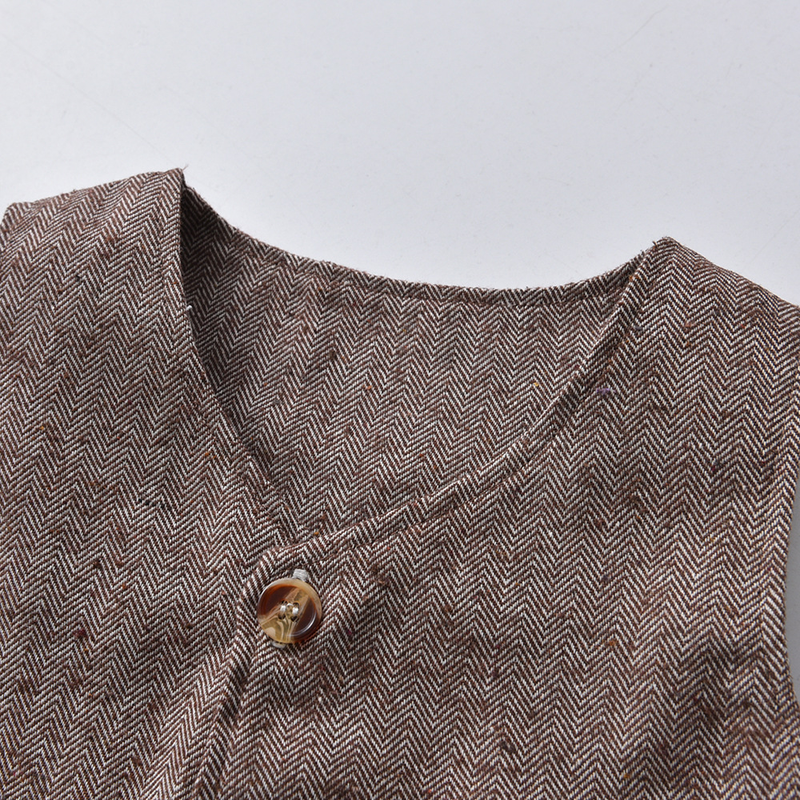 Kinderkleidung Frühling Jungen Weste Gentleman Kleid Neuer Kinderanzug Langarm Weißes Hemd Overalls Laufsteg Geburtstagsleistungskleidung_voghion.com
