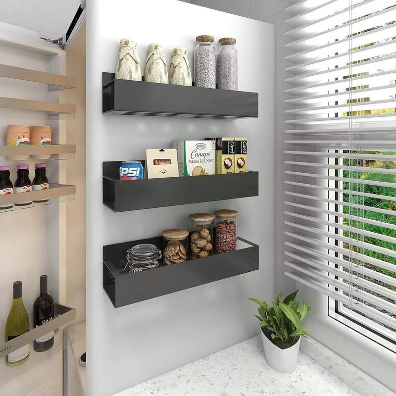 Support magnétique pour rangement d'ustensiles de cuisine, sans perçage, pour épices, réfrigérateur_voghion.com