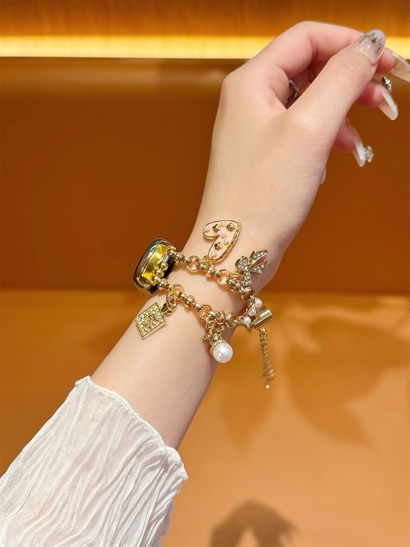 Uhrenarmband für Xiaomi Band 8 7 8Pro 7Pro 6 5 4 3 Love Crystal Temperament Armband Uhrenarmband_voghion.com