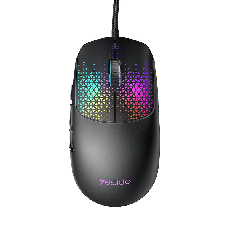 Wired Gaming Mouse - 5600 DPI, 7 Programmable Buttons, 4-Way Scroll Wheel, Ergonomic Design, Ultra-Lightweight 80g_voghion.com