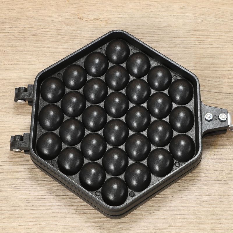 Commercial Waffle Machine Home Use Hong Kong Style Pot Convenient Egg Pancake Cake Mold Non-Stick Baking Pan_voghion.com