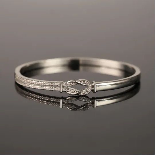 Bracciale da donna con simbolo dell'infinito, otto caratteri, zircone annodato, semplice, intarsiato con diamanti e cielo stellato, gioielli alla moda per le mani._voghion.com