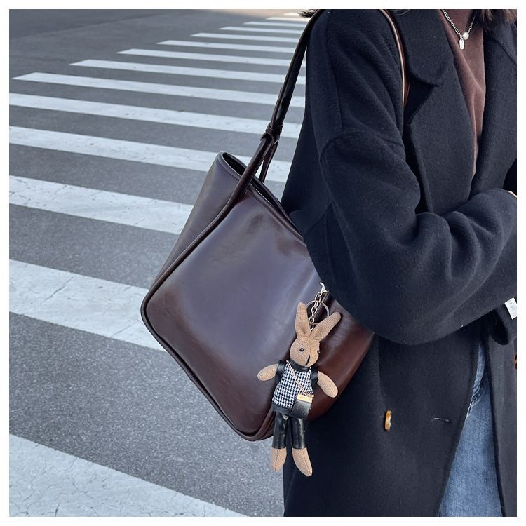 Bag Women's 2023 New High-end Sense Large Capacity Commuter Tote Bag Simple All-match One-shoulder Underarm Bag Women's Bag_voghion.com