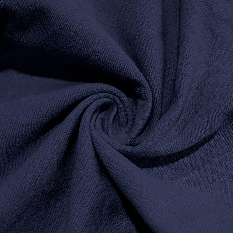 Spring And Autumn American Beach Solid Color Cotton Linen Loose Drawstring Button Casual Pants For Men_voghion.com