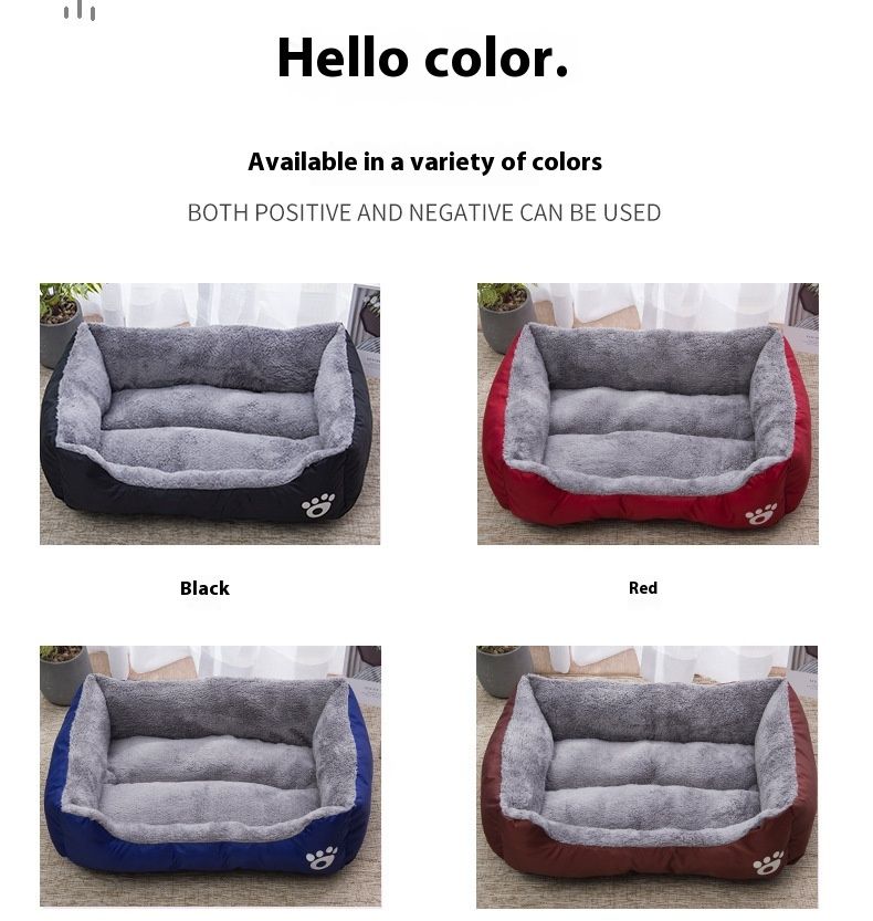 Pet supplies, winter thickened nests, warm pet large and medium-sized dog beds, cat sleeping mats_voghion.com
