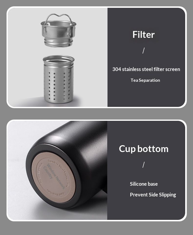 QFV50704555550<== Bollitore portatile in acciaio inox di grande capacità, isolato, per uomo, per campeggio all'aperto, da viaggio, completamente in acciaio, per auto, per tè e acqua._voghion.com