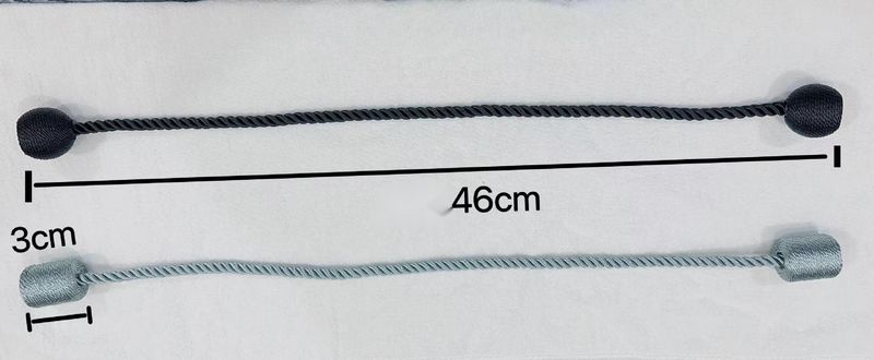 Rechte koptelefoon, kalebas stijl gordijn magneet gesp, huistextiel accessoires, touw, raamdecoratie bindband_voghion.com