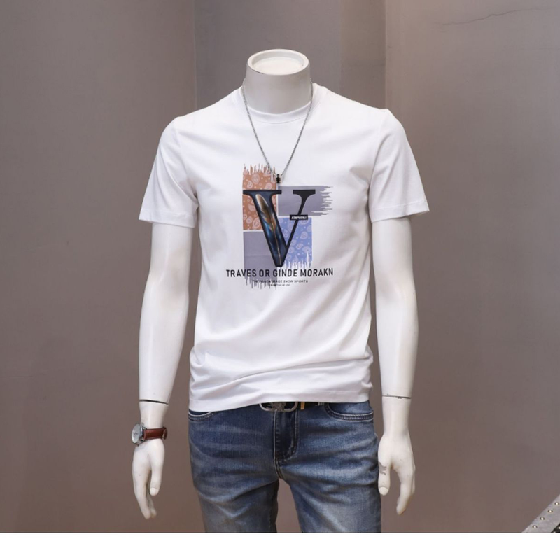 Le nuove magliette stampate da uomo 2023 sono 100% cotone più magliette da uomo di grandi dimensioni, all'ingrosso e di alta qualità_voghion.com
