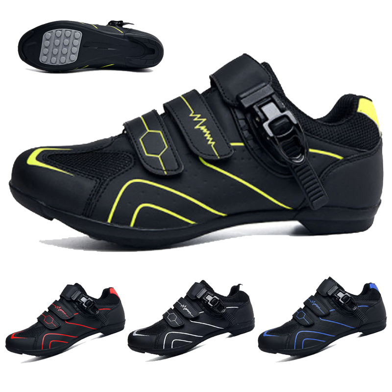 Neue Herren-Fahrradschuhe mit Stollen, Speed-Fahrradschuhe für Damen, Fahrradschuhe mit Gummisohle_voghion.com
