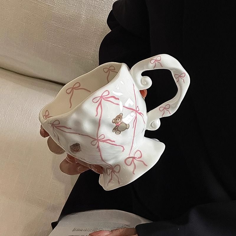 Mug Home Tea Cup Tulip Saucer 2025 Fall/Winter New_voghion.com