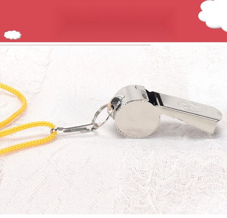 Μεταλλική σφυρίχτρα από ανοξείδωτο ατσάλι σφυρίχτρα δασκάλου γυμναστικής σφυρίχτρα αθλητισμού σφυρίχτρα_voghion.com