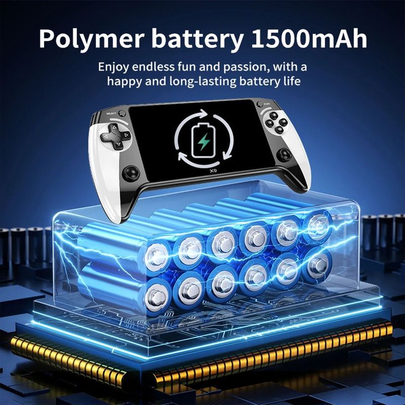 X9 Handheld Console With 5.5in Screen Portable Video Game_voghion.com